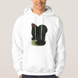 Cochin: Zwarte Hen Hoodie