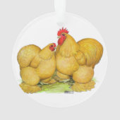 Cochins Buff Pair Ornament (achterkant)