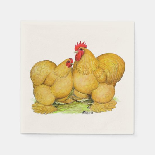 Cochins Buff Pair Servetten (Voorkant)