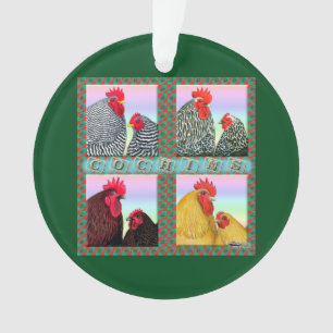 Cochins Vier kleuren Ornament