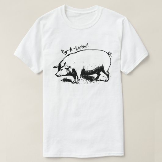 Cochon-A-Licious BQ TShirt (Design devant)