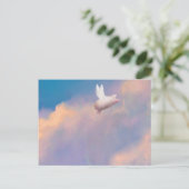 cochon avec ailes carte postale (Debout devant)