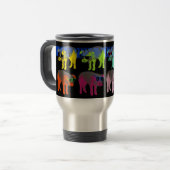 Cochon chinois Nouvel An 2019 Pop Travel Mug (Devant gauche)