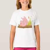 Cochon Dans La Boue T-shirt (Devant)