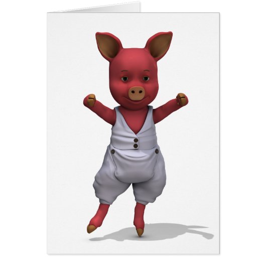 Cochon De Ballet En Pointe (Devant)