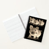 Cochon de Carnet spirale (Intérieur)