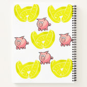 Cochon de Carnet spirale (Dos)