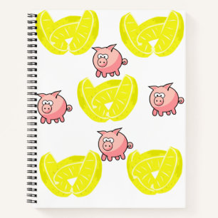 Cochon de Carnet spirale