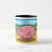 Cochon De Dessin Sur Une Mug Agricole