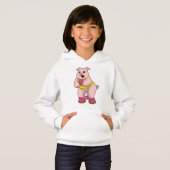 Cochon de fitness avec bande de caoutchouc (Devant entier)