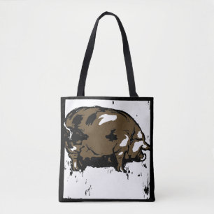 Cochon de sciage victorien sur sac