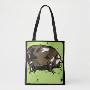Cochon de sciage victorien sur sac