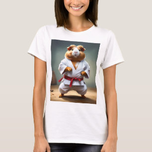 Cochon d'Inde de Karaté pour Dames, Tshirt