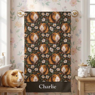 Cochon d'Inde floral personnalisé