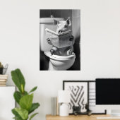 Cochon Drôle Impression Salle de Bain, Journal de  (Bureau à domicile)