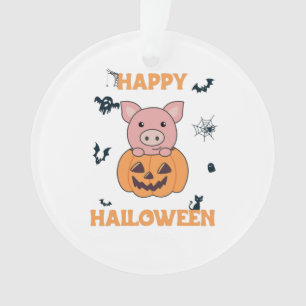 Cochon En Citrouille Cochons Doux Joyeux Halloween