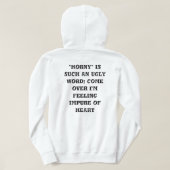 Cochon est un mot laid design de dos de sweat (Design dos)