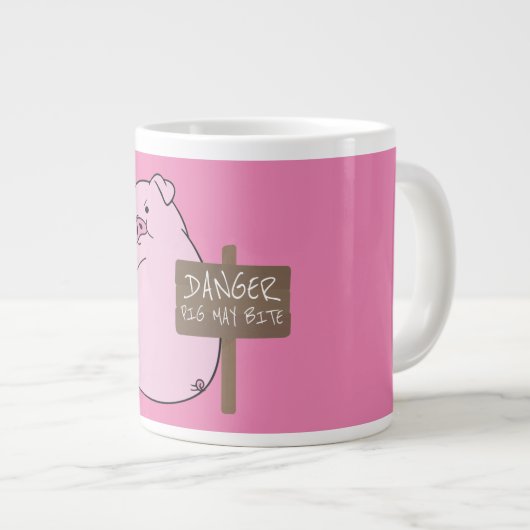 Cochon May Bite Spécial Mug (Devant droit)