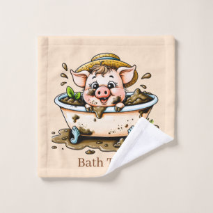 Cochon mignon personnalisable pour le bain