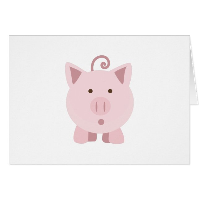 Cochon mignon surpris (Devant Horizontal)