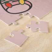 Cochon Noël Animaux d'hiver Cochons Puzzle (Côté)