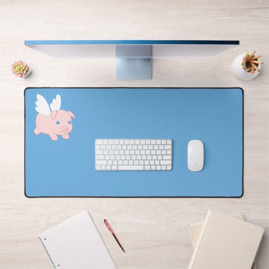 Cochon volant - Cochon mignon avec ailes (Bureau 1)