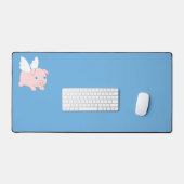 Cochon volant - Cochon mignon avec ailes (Clavier et souris)