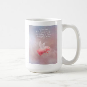Cochon Volant Cultiver Vos Ailes Mug à café à deux