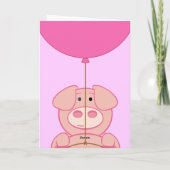 cochon volant flottant au-dessus de la carte d'ann (Dos)