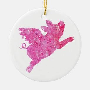 Cochon volant, ornement de Noël, cochon