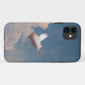 cochon volant personnalisé iPhone 5 Coque (Dos (Horizontal))
