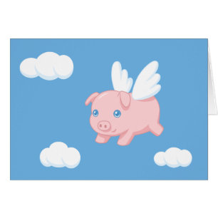 Cochon Volant - Porcelet Mignon avec des Ailes