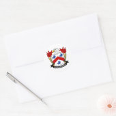 Cochran Family Crest Ronde Sticker (Envelop)