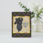 Cochrane Clan Badge & Carte Postale Tartan (Debout devant)