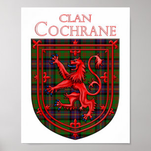 Cochrane Tartan Scottish Play Lion Rampant Poster