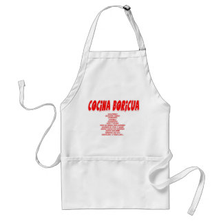 cocina boricua apron standaard schort