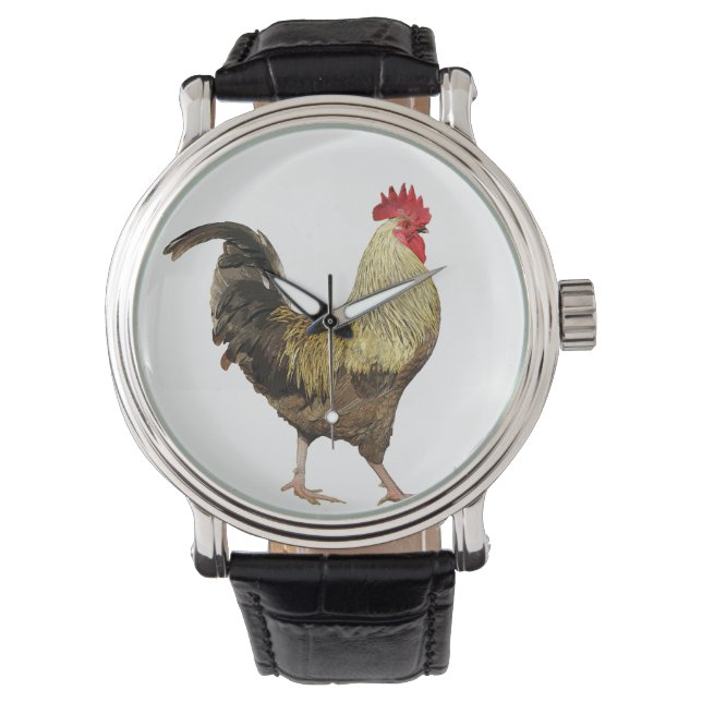 Cock-a-doodle-doo Horloge (Voorkant)