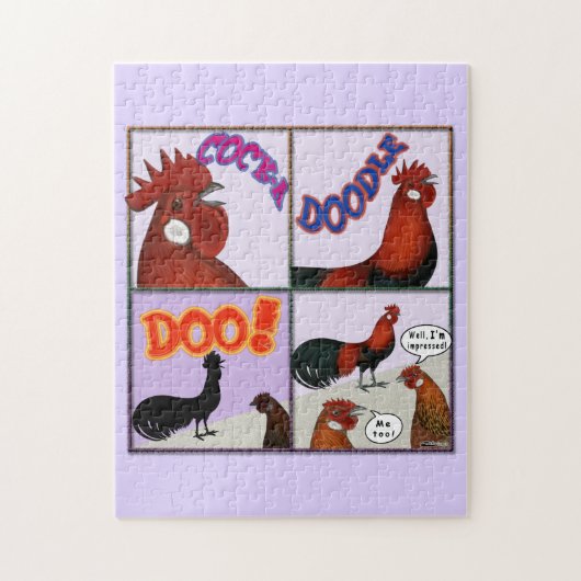 Cock-A-Doodle-Doo! Legpuzzel (Verticaal)
