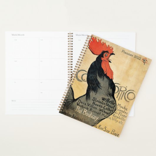 Cock-a-Doodle Doo, Rooster, Chicken, Poster Art Planner (Display)