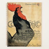 Cock-a-Doodle Doo, Rooster, Chicken, Poster Art Planner (Voorkant)