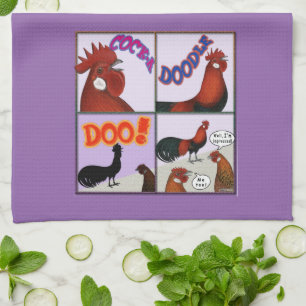 Cock-A-Doodle-Doo! Theedoek
