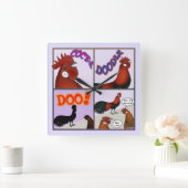 Cock-A-Doodle-Doo! Vierkante Klok (Huis)