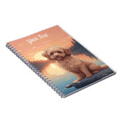 Cockapoo aan het meer notitieboek (Rechterzijde)