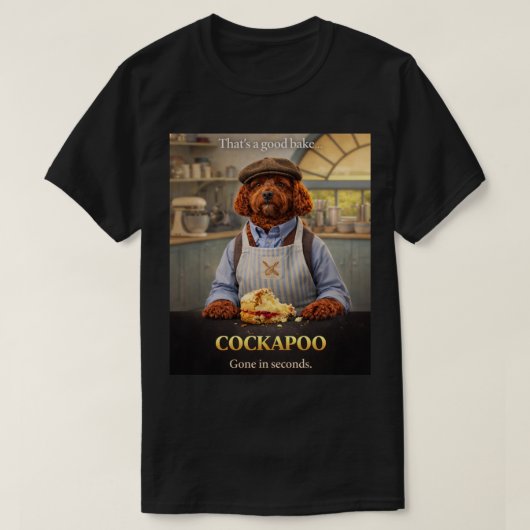 Cockapoo Baking Shirt | Funny Dog Cake Gift (Design voorkant)