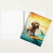 Cockapoo Beach Surfen Schilderij Planner (Display)