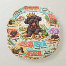 Cockapoo Board Game Cushion | Funny Dog Gift