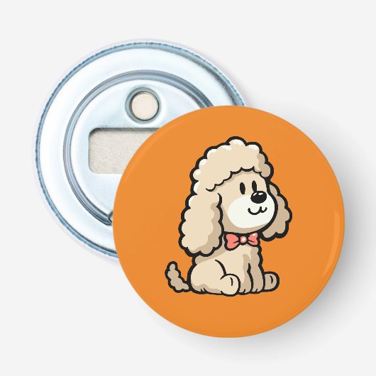 Cockapoo Button Flesopener (Voorkant)