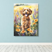 Cockapoo Canvas Afdruk (Insitu (Houten vloer))