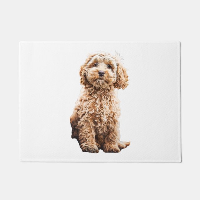 Cockapoo Cavoodle Labradole Cute Puppy Dog - Pood Deurmat (Voorkant)