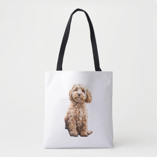 Cockapoo Cavoodle Labradole Cute Puppy Dog - Pood Draagtas (Voorkant)
